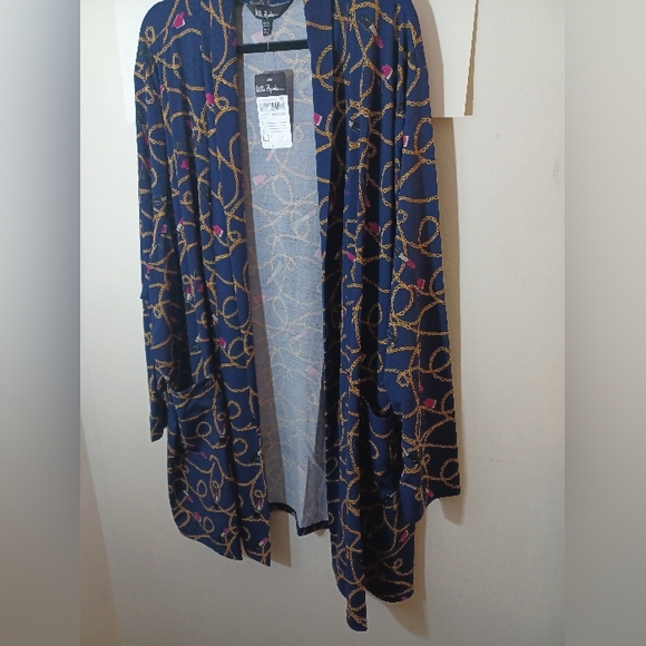 Ulla Popken Womans Lipstick Open Front Knit Cardigan New Size Plus Size 36/38W - Picture 2 of 12